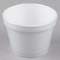 Dart 4J6 4oz White Foam Food Container [1000/Case]