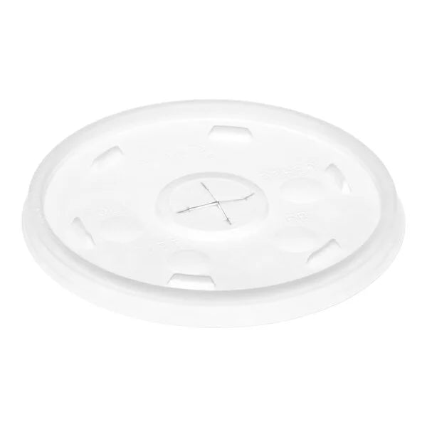Dart 16SL Translucent Lid with Straw Slot [1000/Case]