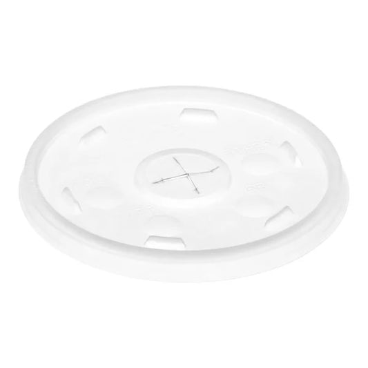 Dart 16SL Translucent Lid with Straw Slot [1000/Case]