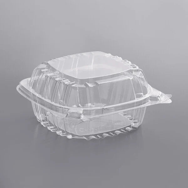 Dart C53PST1 PET Hinged Lid Container, Clear [500/Case]