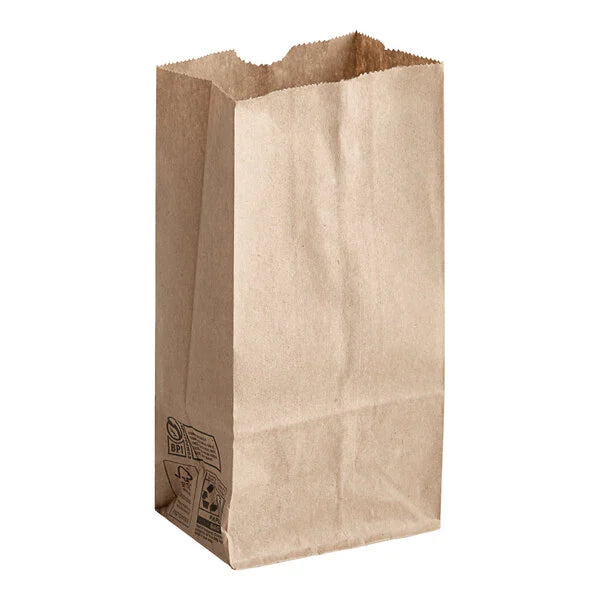 #2 - 2 LB Heavy Duty Grocery Bag, Brown [500 Pack]