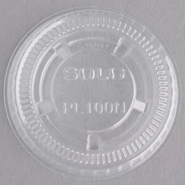 Portion Cups Lids For 3.24oz - 5.5oz Cups,  Clear [2500/Case]