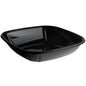 Karat 80 oz PET Square Bowl, Black 50/Case