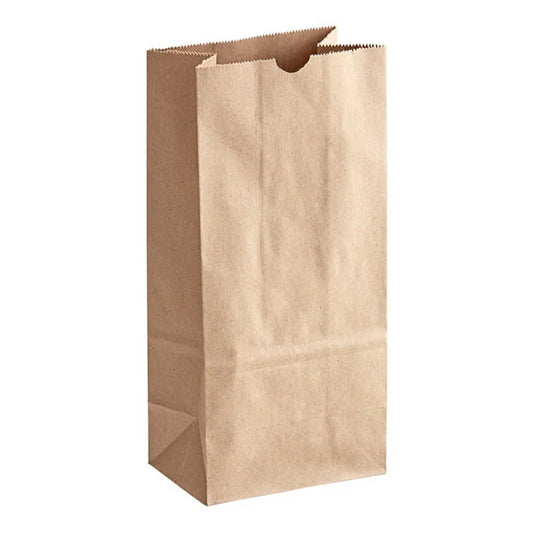 #8 - 8 LB Heavy Duty Grocery Bag, Brown [500 Pack]