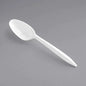 Medium Weight Plastic Teaspoon, White [1000/Case]