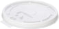 Flat Lids for 8 oz Hot Cup, White  [1000/Case]
