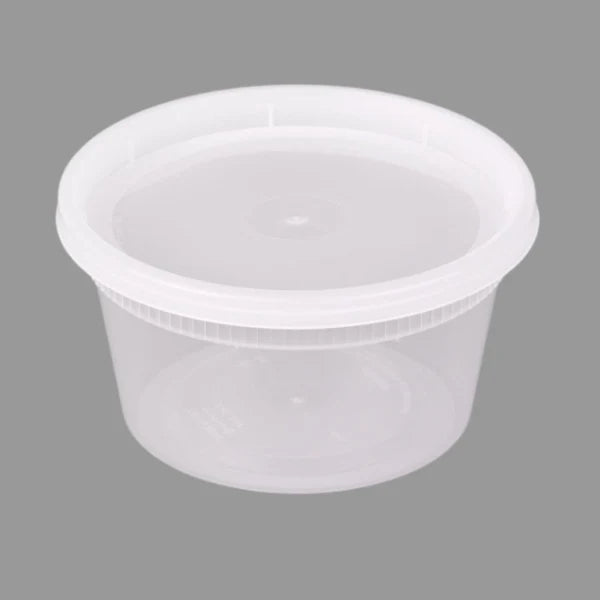 SD 12 oz Microwavable Deli Containers with Lids [240/Case]