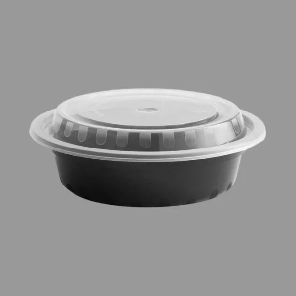 WY - Heavy 23-24oz 7'in BOWL COMBO BLK [150/Case]