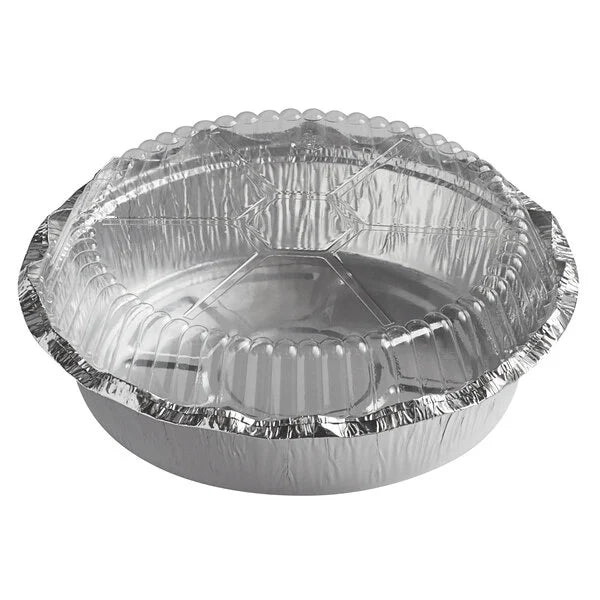 Dome Lids for 7" Foil Round Take Out Pan [500/Case]