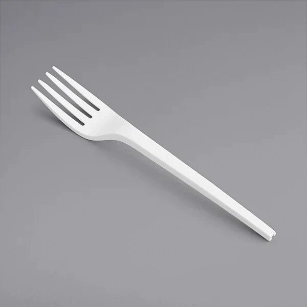 Heavy Weight PP Plastic Fork, White [1000 Pack]