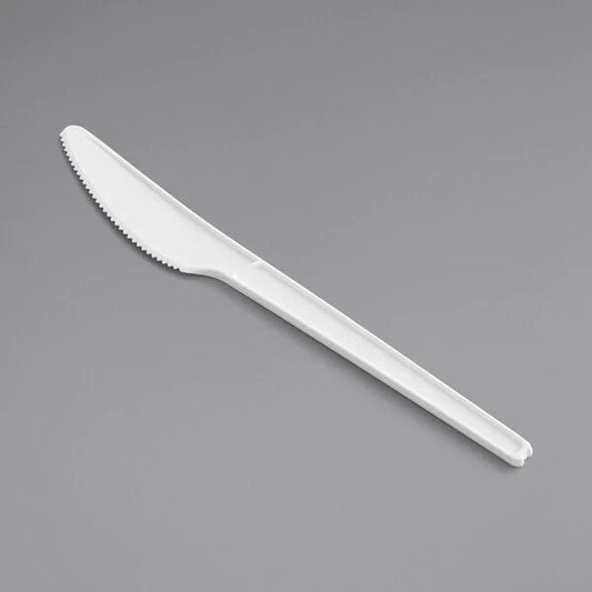 Heavy Weight PP Plastic Knife, White [1000 Pack]