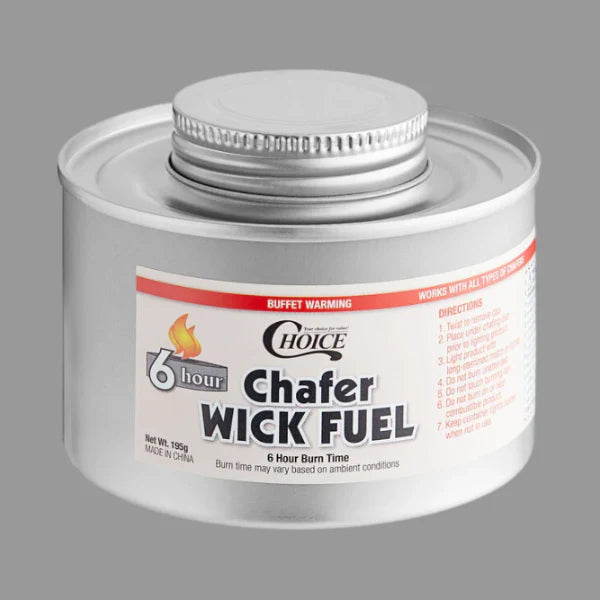 6 Hrs Chafing Fuel with Safety Twist Cap [24 Pack]