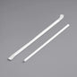 7.75" Wrapped Plastic Jumbo Straws, Clear [12000/Pack]