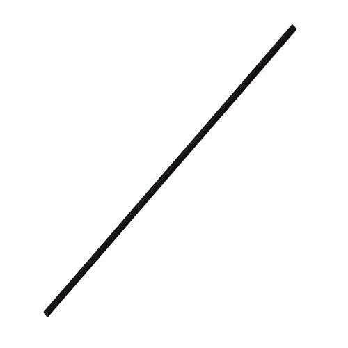 Karat 7.5'' Stir Straws (3mm), Black [5,000/Case]